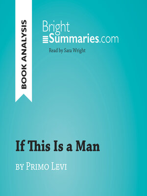 cover image of If This Is a Man by Primo Levi (Book Analysis)